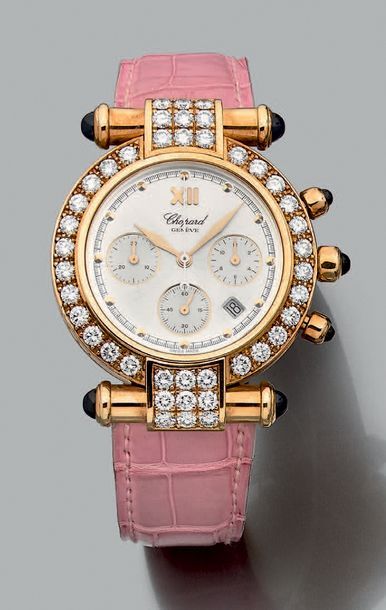 CHOPARD N°5360742 - modèle «Impériale»
Chronographe bracelet de dame en or jaune...