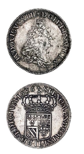 null LOUIS XIV (1643-1715)
Écu de Flandre. 1686. Lille.
D. 1509. TTB à superbe.