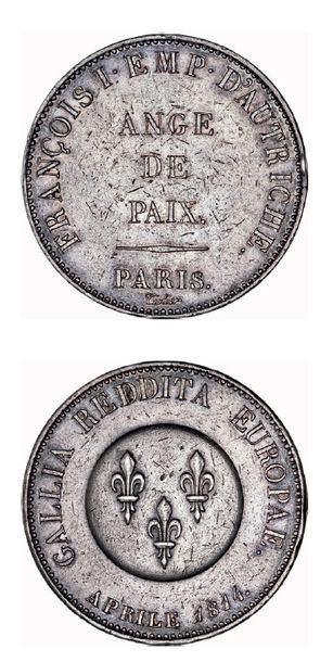 null FRANÇOIS Ier d'AUTRICHE (1806-1835) 5 francs (module de). 1814. Argent.
G. 587a....