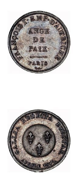 null FRANÇOIS Ier d'AUTRICHE (1806-1835) 2 francs (module de). 1814. Argent.
G. 508a....