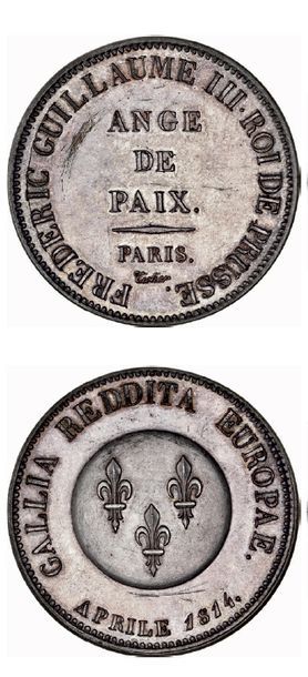null FRÉDÉRIC GUILLAUME III, roi de Prusse (1797-1840) 5 francs (module de). 1814....