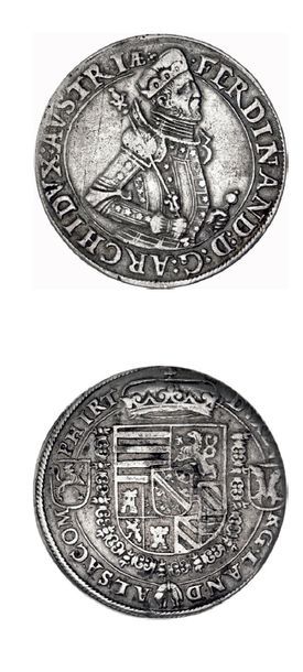 null ALSACE, Ensisheim
Thaler: 2 exemplaires. 1622 (Léopold) et n.d. (Ferdinand,...