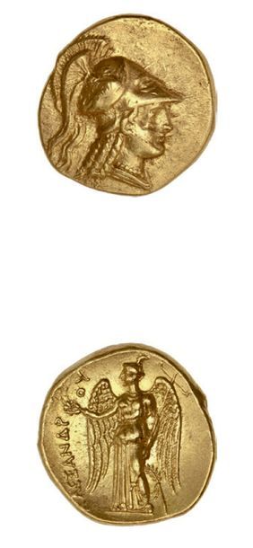 null MACÉDOINE Alexandre III, le Grand (336-323 av. J.-C.)
Statère d'or. 8,24 g....