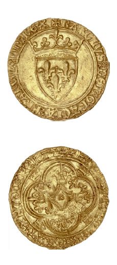 null CHARLES VI (1380-1422)
Écu d'or à la couronne.
D. 369. TB à TTB.