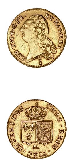 null LOUIS XVI (1774-1793)
Double louis d'or au buste. 1786. Metz.
D. 1706. Presque...