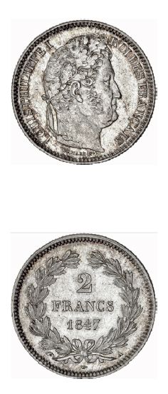 null LOUIS PHILIPPE (1830-1848) 2 francs. 1847. Paris.
G. 520. Superbe.