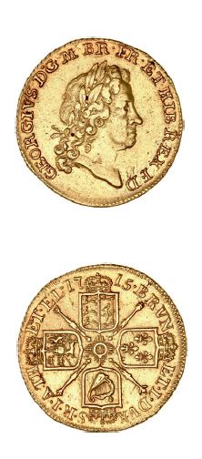 null George Ier (1714-1727)
Guinée. 1715.
Fr. 327. Très bel exemplaire.