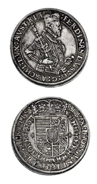 null Thaler: 2 exemplaires. Autriche. Ferdinand, Hall (XVIe siècle) et François (XVIIIe...