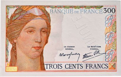 null 300 F Cérès
Spécimen (perforation SPECIMEN).
Fay. 29. Léger pli en marge. S...