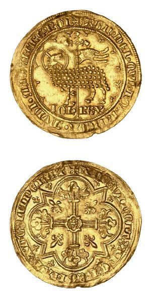 null JEAN II, le Bon (1350-1364)
Mouton d'or.
D. 291. Traces sur la tranche. TTB...