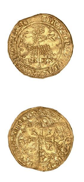 null CHARLES VI (1380-1422)
Agnel d'or. Angers (Pt 7e).
D. 372. TTB.
Ex-Trésor de...