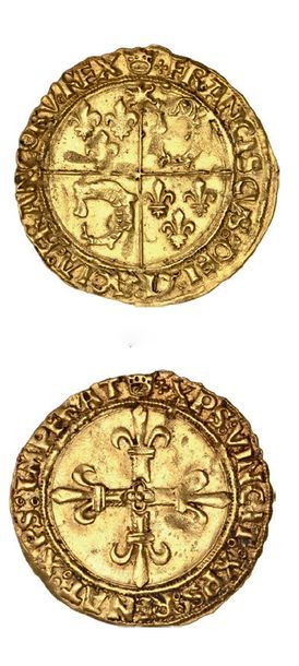 null FRANÇOIS Ier (1515-1547)
Écu d'or au soleil du Dauphiné, 1er type. Crémieu (Pt...