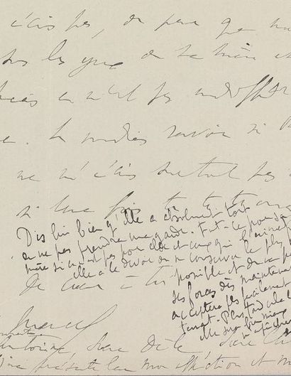 PROUST (Marcel) 2 lettres autographes signées. Avril-mai 1909.

1. 2 pp. 1/2 in-8;...