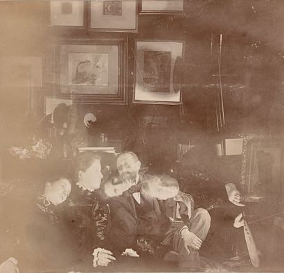 DEGAS (Edgar)  - ALBUMS HALÉVY. -
Environ 1370 photographies dont au moins 13 par...