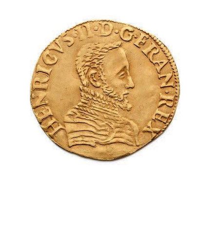 Henri d'or au nom d'Henri II ;1er type, 1560....