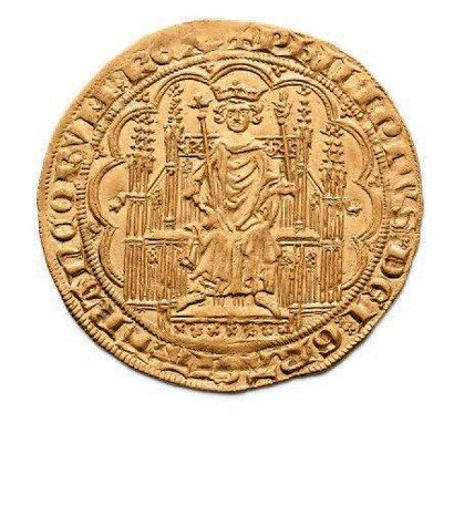 Chaise d'or (17 juillet 1346) 4,68 g Le Roi...