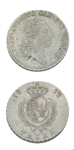 null GRAND DUCHÉ de VARSOVIE Frédéric AUGUSTE (1807-1815) Talar. 6 zlotych. 1812....
