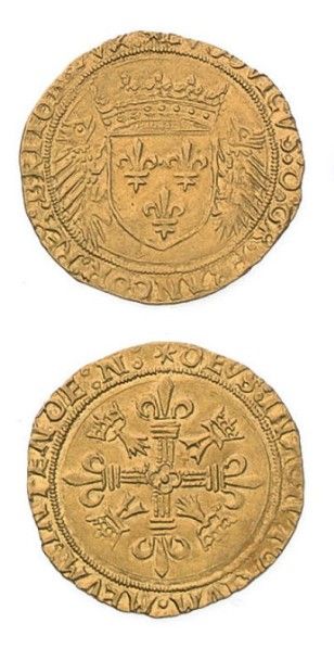 null LOUIS XII (1498-1514) Écu d'or au porc épic de Bretagne. 1er type. Nantes.
D.657....