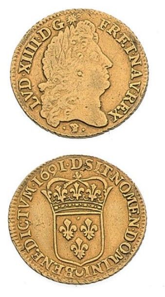 null LOUIS XIV (1643-1715) Louis d'or à l'écu. 1691. Lyon. Flan neuf.
D.1435. TB...