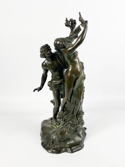  After Gian Lorenzo Bernini (1598-1680)
Apollo and Daphne
Proof in bronze with black... Gazette Drouot