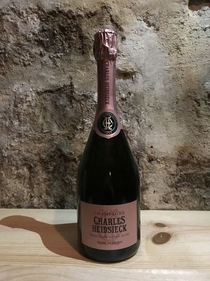 null 10 B. Charles Heidsieck, Champagne rosé, 2017 + 4 B. Charles Heidsieck, Champagne...