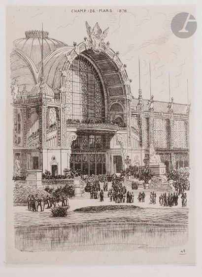 null A. -P. Martial (Adolphe-Martial Potémont, says) (1827-1883) 
The Universal Exhibition...
