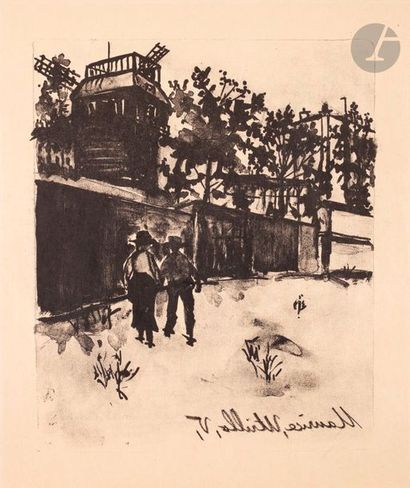 null Maurice Utrillo (1883-1955) 
2 pl. pour F. Carco, La Légende et la vie d’Utrillo....