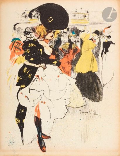 null Jacques Villon (Gaston Duchamp, dit) (1875-1963) 
Danseuse au Moulin Rouge....