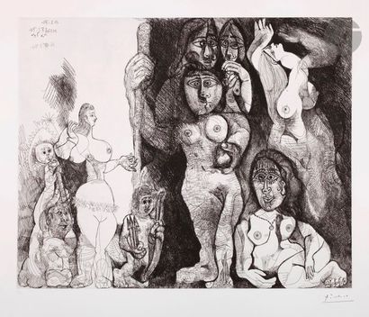 null Pablo Picasso (1881-1973)
Série « les 156 »
Spectacle : l’amour s’aventurant...