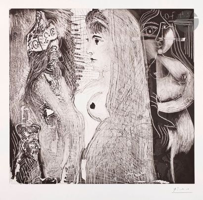 null Pablo Picasso (1881-1973)
Série « les 156 »
David, Bethsabée et le prophète...