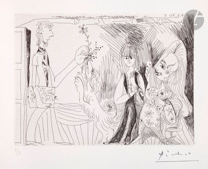 null Pablo Picasso (1881-1973)
Série « les 156 »
Kaboul, avec Piero Crommelynck,...