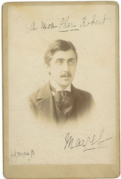 PROUST Marcel (1871-1922). Photographie avec...