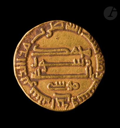null ABBASSIDES
Harûn al-Rashîd (158-169 H / 786-809)
Dinar d’or daté 171 H / 787,...