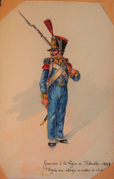 null BOISSELIER (H.)
L’armée française. 1815-1830, in-12, demi-reliure toile rouge....