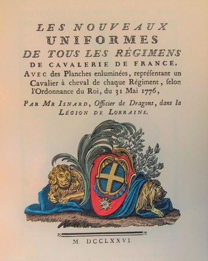 null ISNARD
Les nouveaux uniformes de tous les régiments de cavalerie de France....