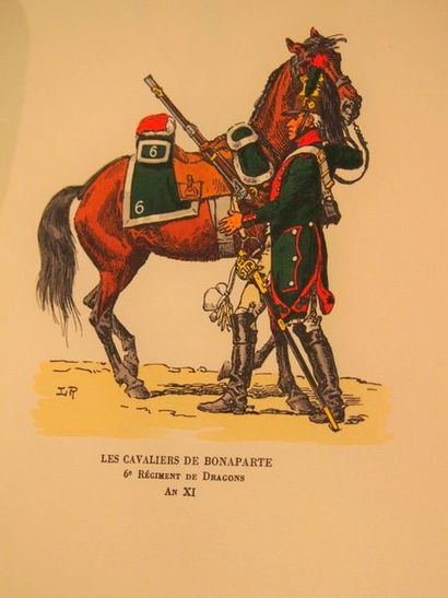 null ROUSSELOT (Lucien
)The riders of Bonaparte. Representation of the outfits and...