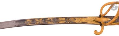 null Nice artillery officer's sword. 
Handle covered with
 stingray with watermark....