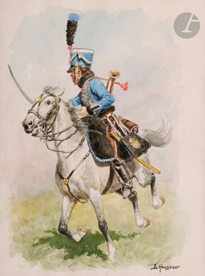 ROUSSELOT (Lucien) Trompette 2e Hussard à...