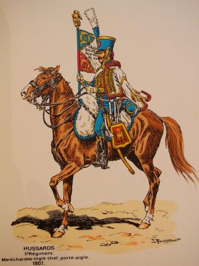 null ROUSSELOT (Lucien)
Soldats d’autrefois. Carabiniers (Grenadiers de la cavalerie)....