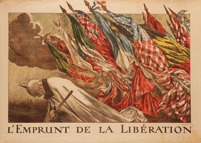 Abel FAIVRE Emprunt de la Libération. Imp. Pichot, Paris. Non entoilée. B.E. 80 x...