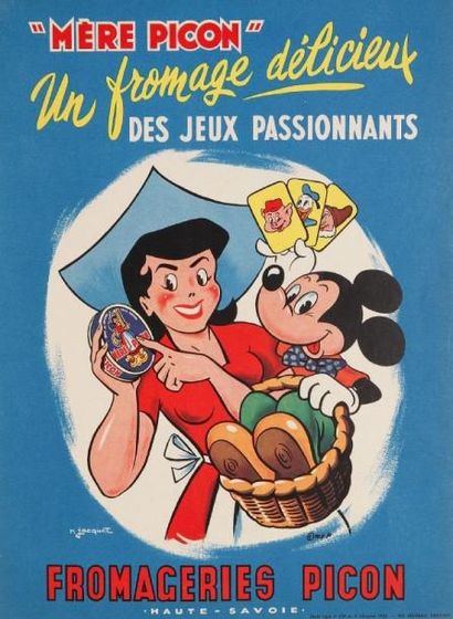 R. JACQUET Fromageries Picon (Copyright W.D.P). Imp. Générale Grenoble 1953. Entoilée....