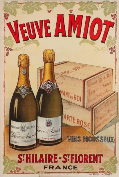 ANONYME Veuve Amiot - Vins Mousseux - Saint-Hilaire - Saint-Florent. Imp. Bataille-Paris....