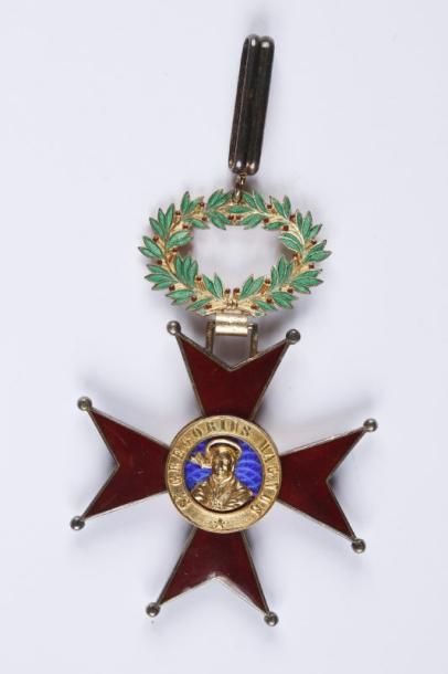 VATICAN Ordre de Saint Grégoire le Grand (1831). Ensemble de Grand-Officier comprenant:...