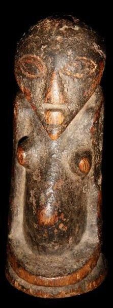 null Statuette de divination LUBA (R.D. Congo). Magnifique sculpture sans jambe,...
