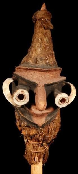 null "Marionnette MALEKULA. (Vanuatu ex Nouvelles Hébrides). «Temes nevimbür», marionnette...