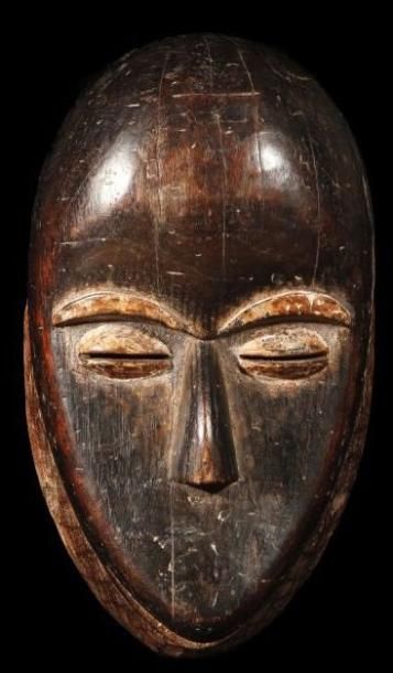 null Masque BAMBARA (Mali). Masque «Suru Ku» du Koré figurant une stylisation anthropomorphe...