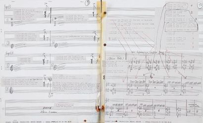 Michel MAGNE Manuscrits musicaux en partie autographes pour La Tragédie humaine ;...