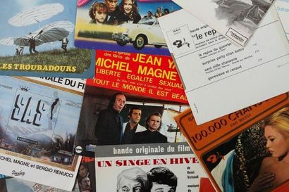 null 45T. : 10 disques microsillons. BO de films. Musiques de Michel Magne. Angélique,...