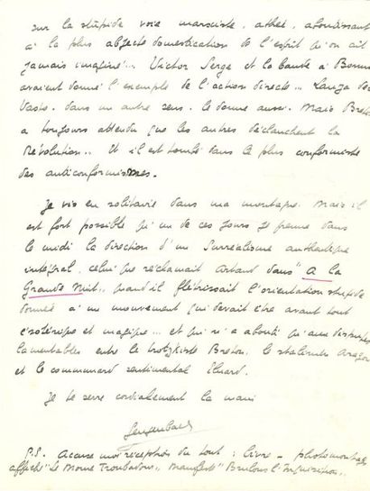 null Ernest de GENGENBACH (1903-1979). 18 L.A.S., La Tourette-Cabardès, Paris, etc....