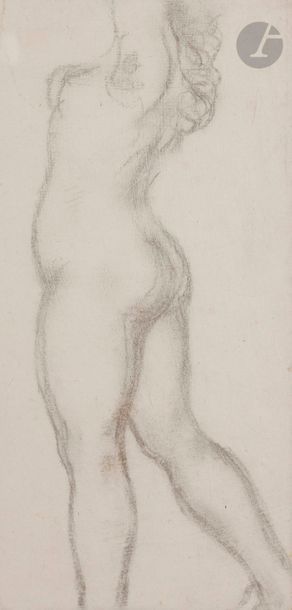 null Aristide MAILLOL (1861-1944)
Nu les bras levés
Crayon et estompe.
24 x 12 cm

Provenance...